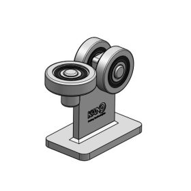   Úszókapu görgő 60x65 - 3 görgő (max 200 kg teherbírás) hegeszthető talppal